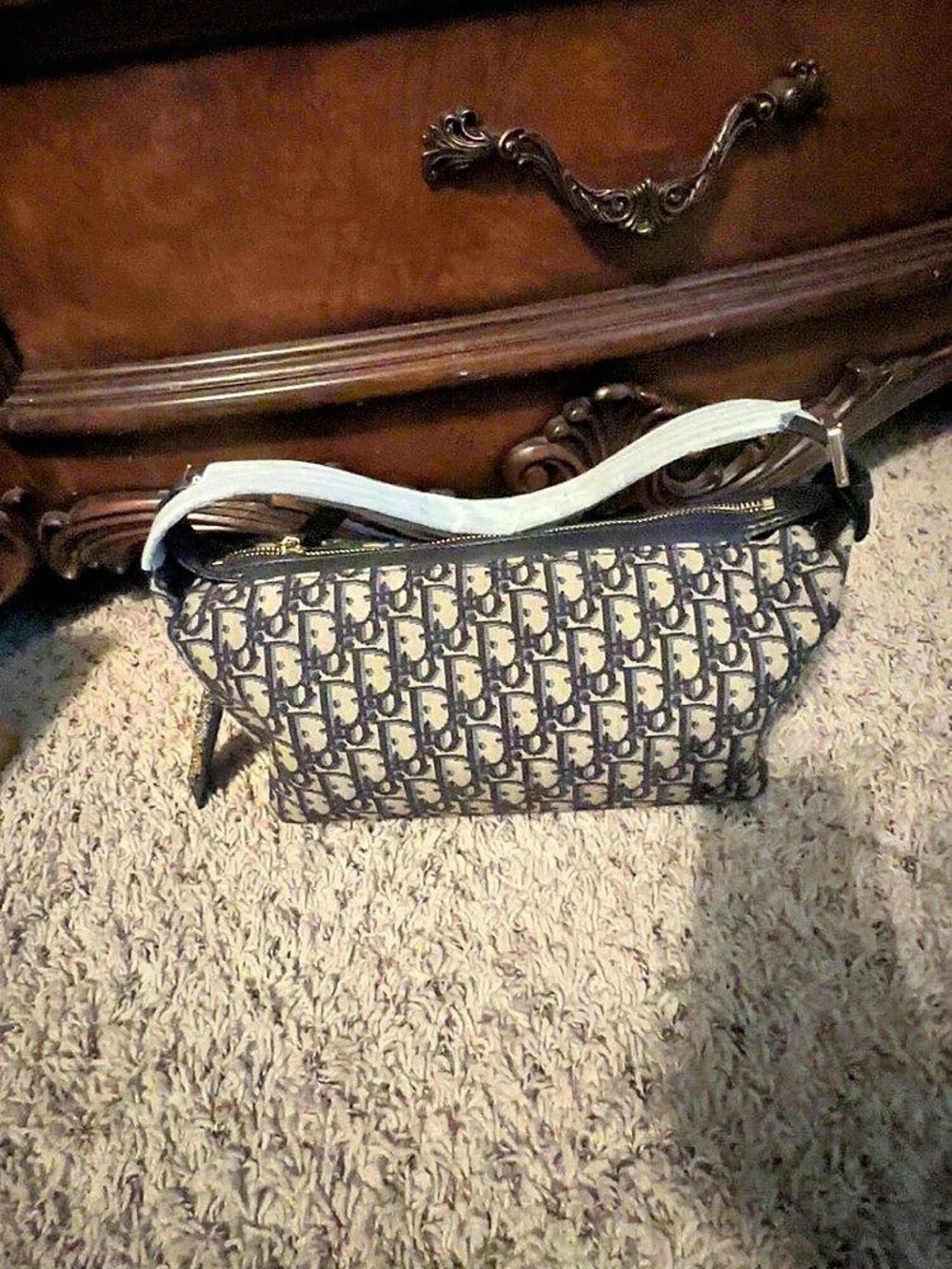Dior Shoulder Bag in Black & Gray